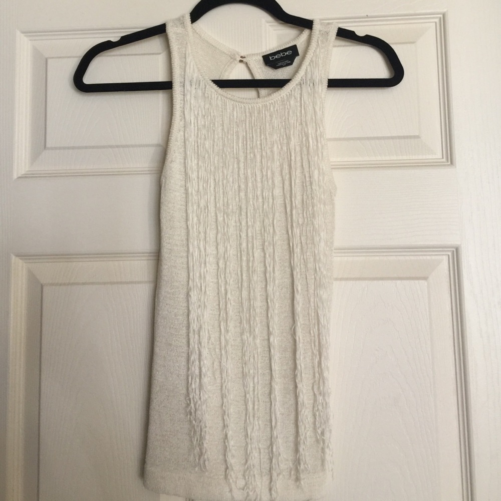 Bebe fringe top
